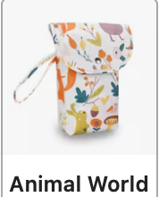 Diaper storage bags